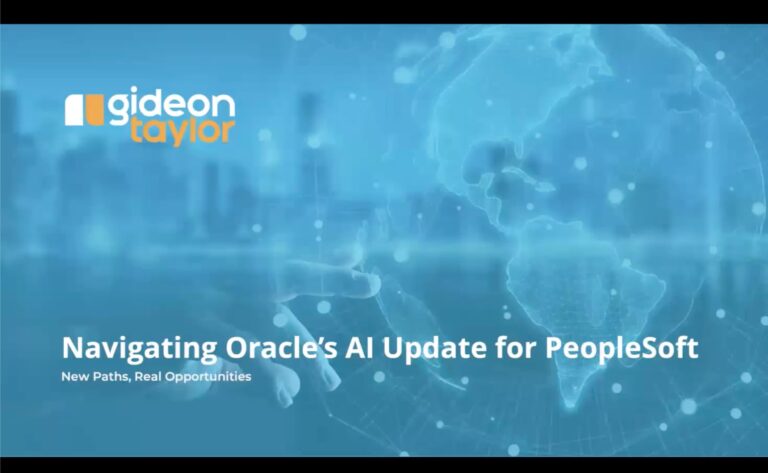 Oracle's AI Update for PeopleSoft: What It Means and Where to Go From Here